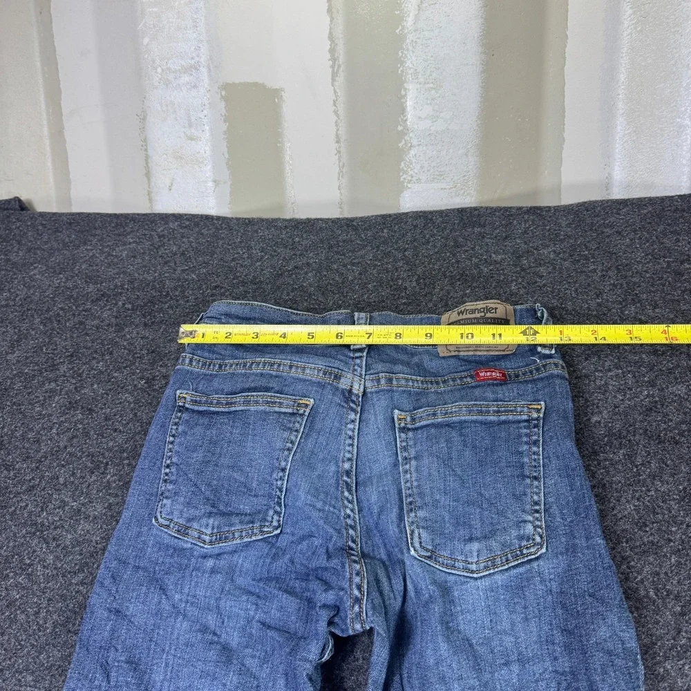 Wrangler Waldon Classic Straight Leg Jeans Boys 12 Blue Denim Cotton Regular Fit